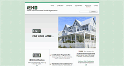 Desktop Screenshot of ieho.org